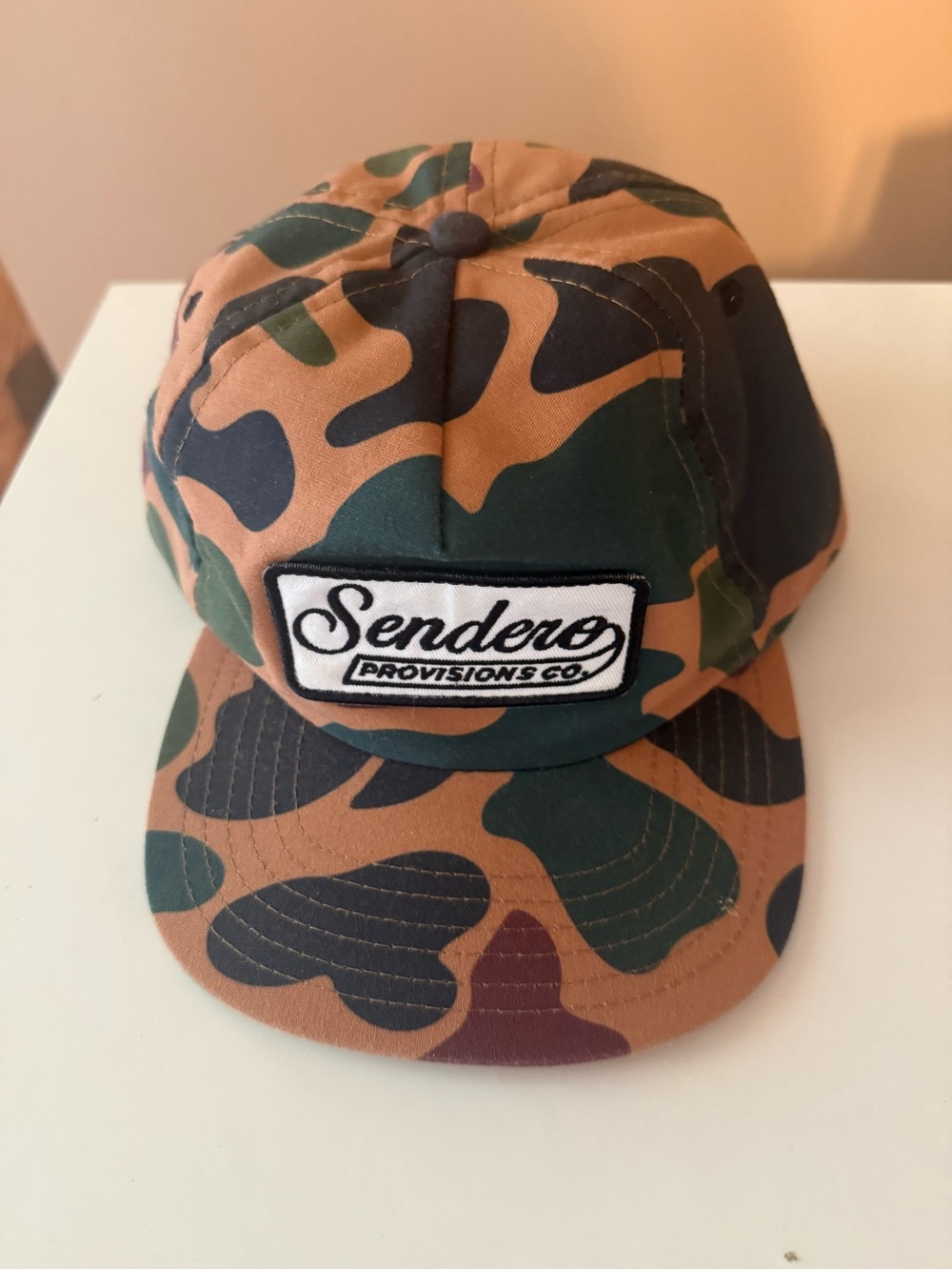 Sendero Provisions Co. ‘Hey Slick’ Camo Baseball Cap - Brown & Green